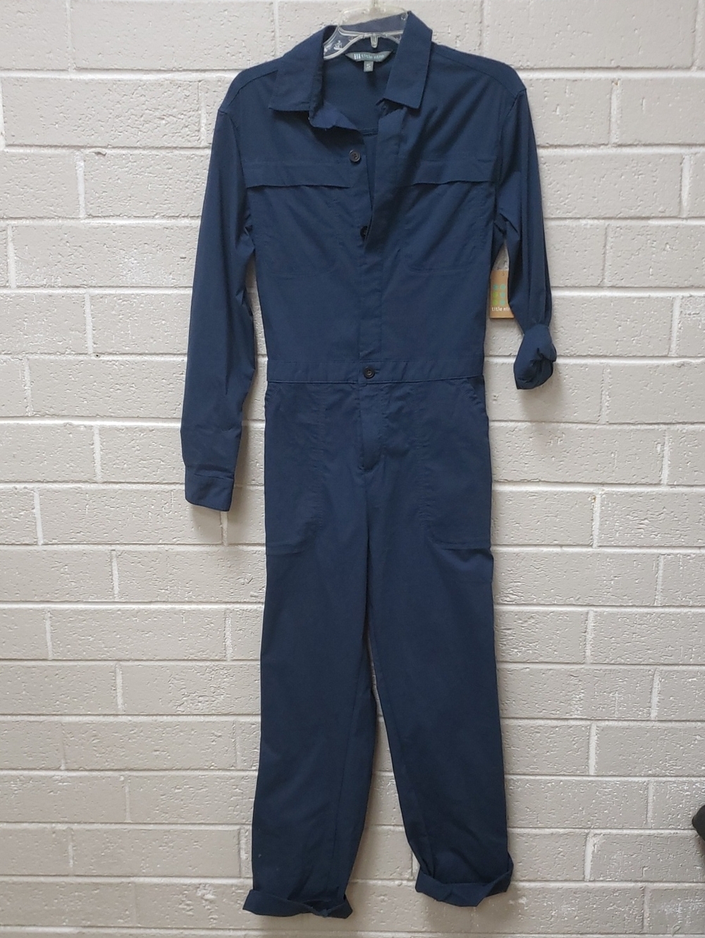 Women's Navy Utility Jumpsuit Size Small